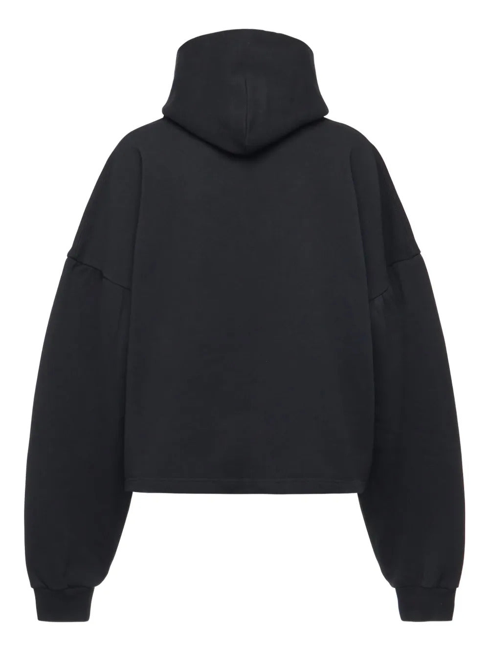 Balenciaga logo-plaque cotton hoodie