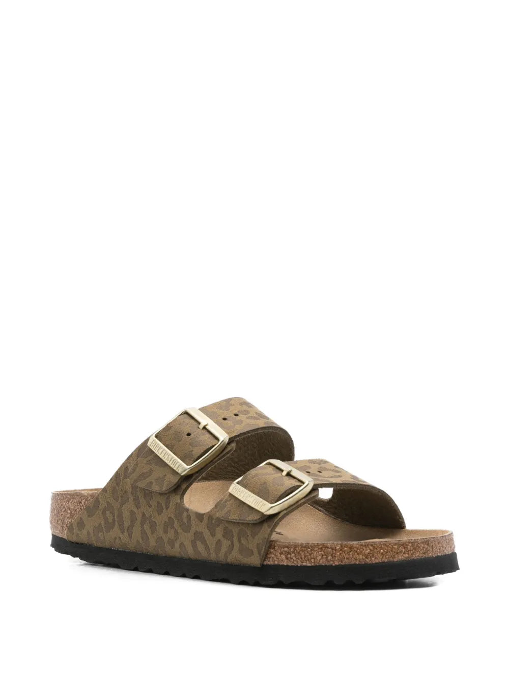 Birkenstock Arizona leopard-print double-buckle sandals