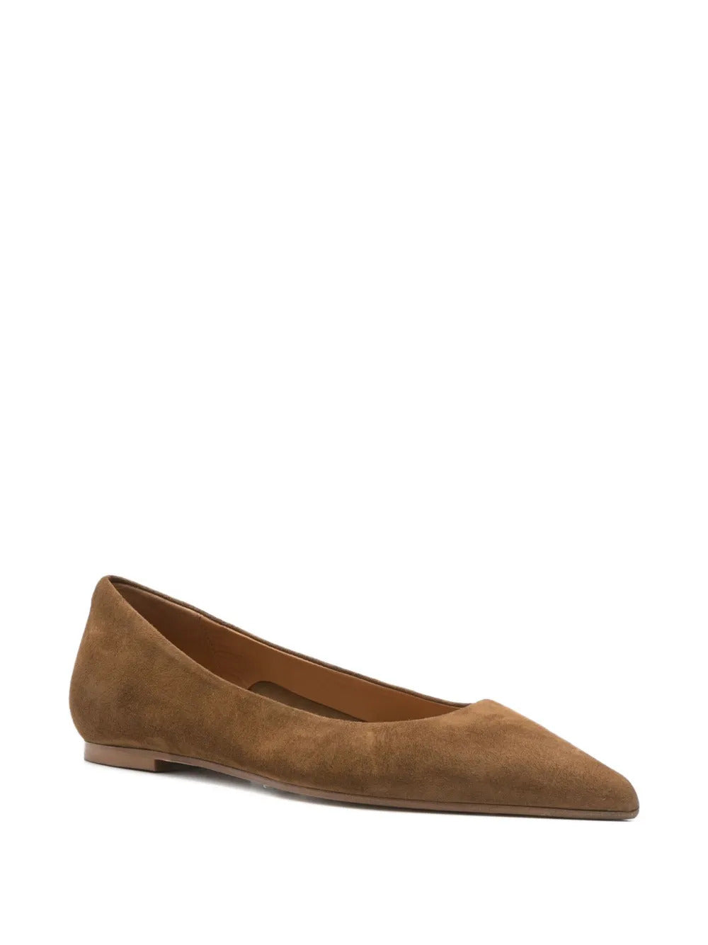 Aeyde  pointed-toe suede flat pumps