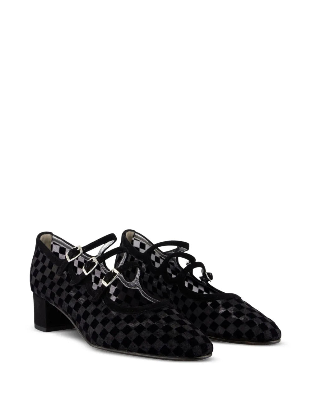 Carel Paris  40mm Kinight buckle pumps