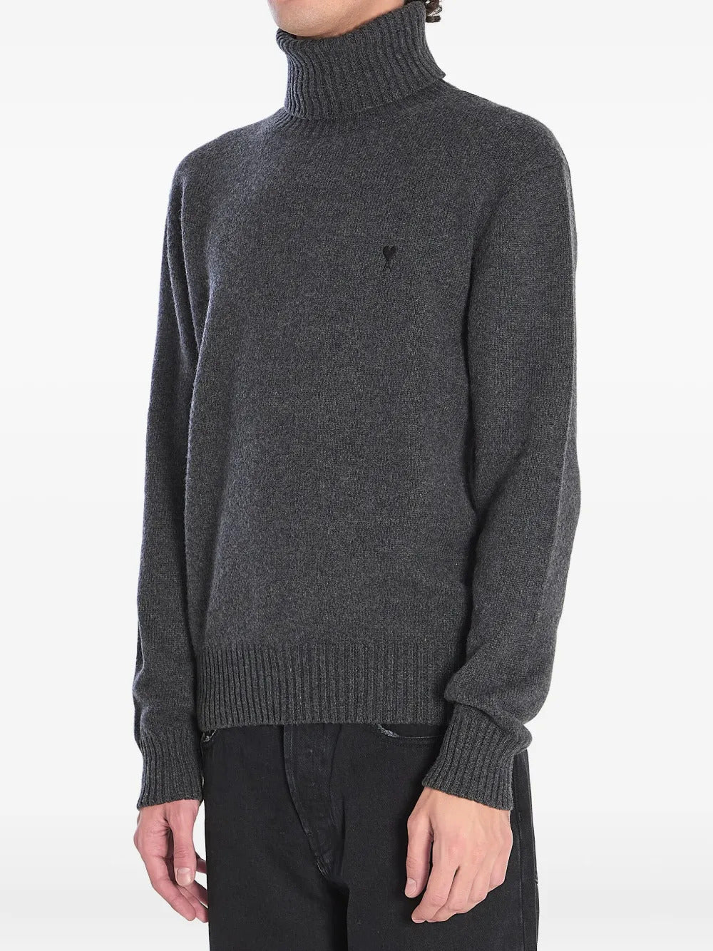 AMI Paris ribbed turtleneck sweater