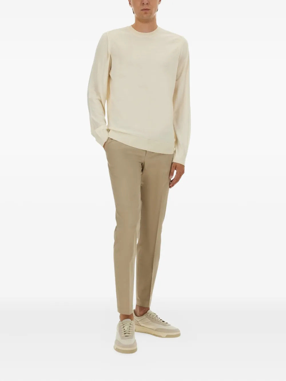 BOSS  press-crease trousers