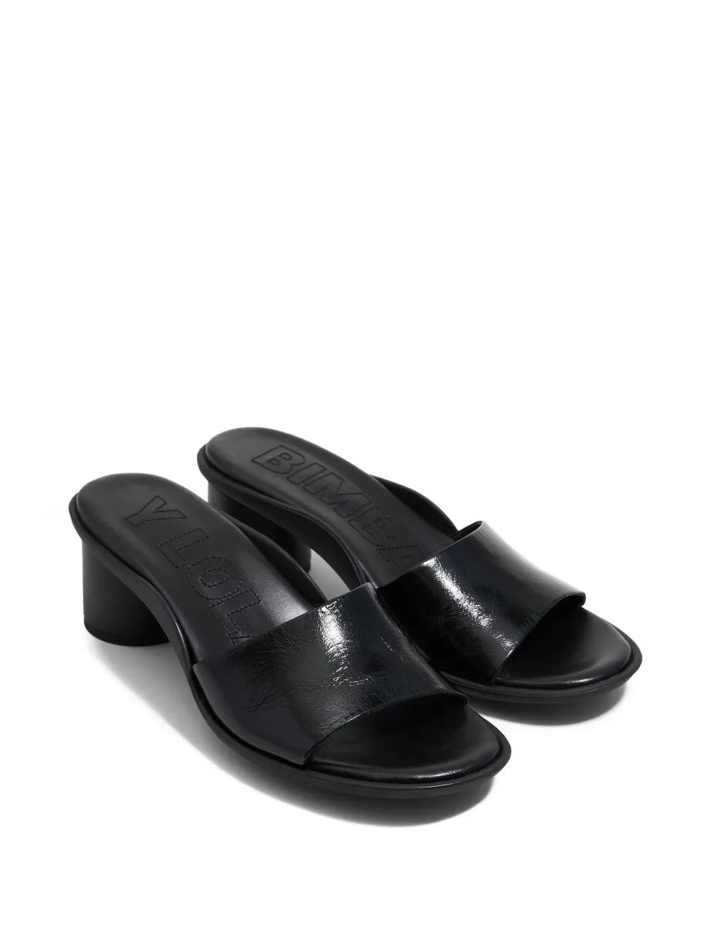 Bimba y Lola 50mm leather block-heel sandals