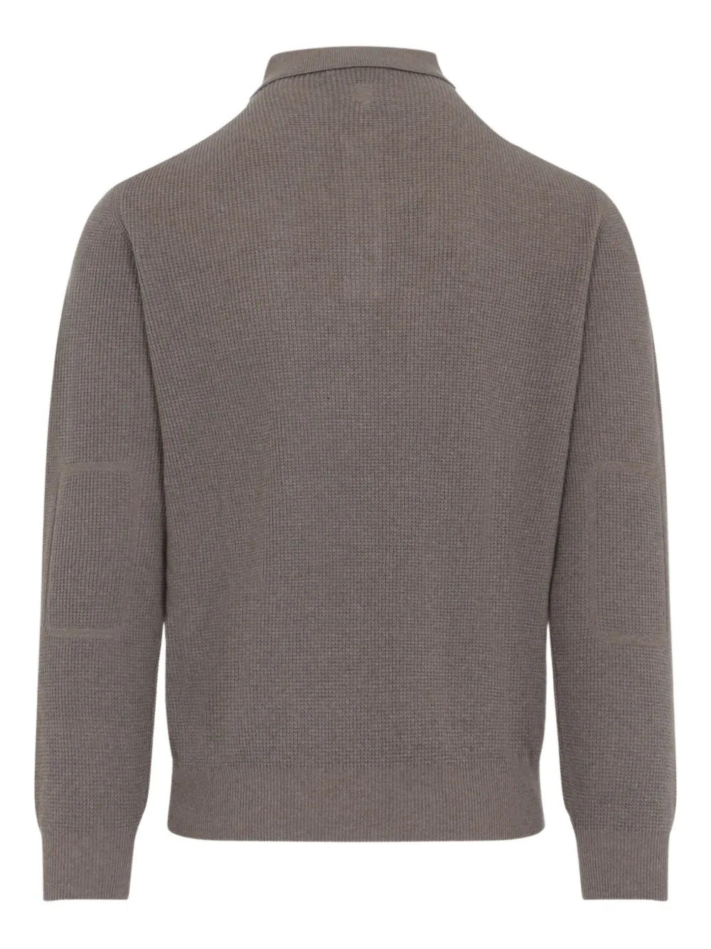 Canali  waffle-knit polo shirt