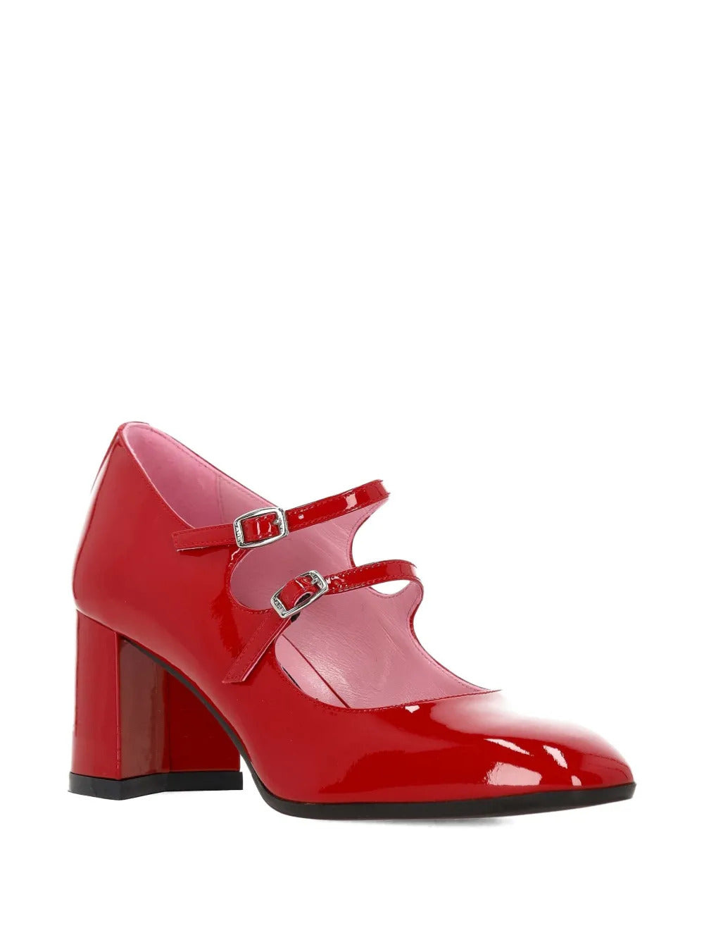 Carel Paris  60mm leather heeled pumps