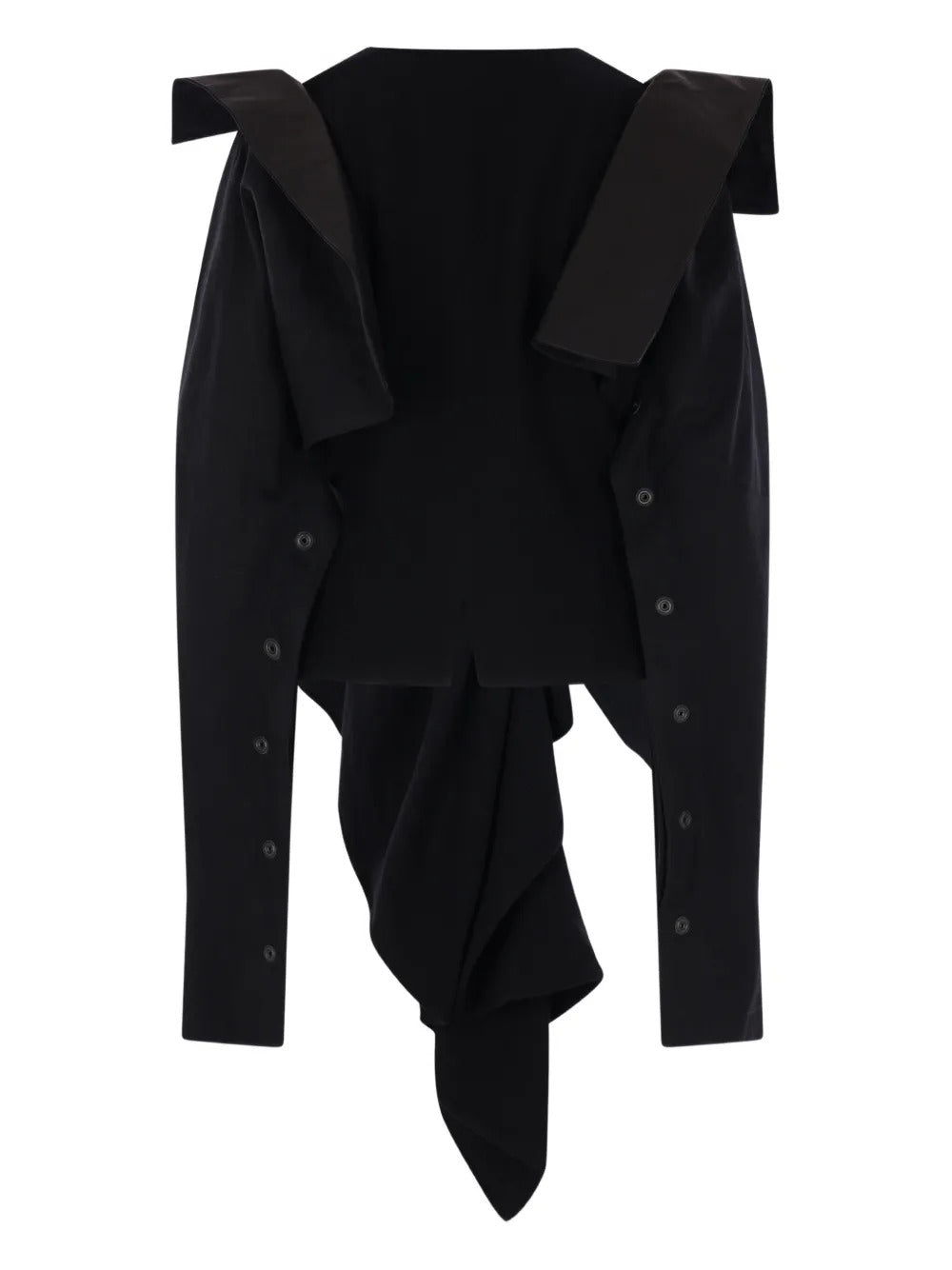 Yohji Yamamoto draped jacket