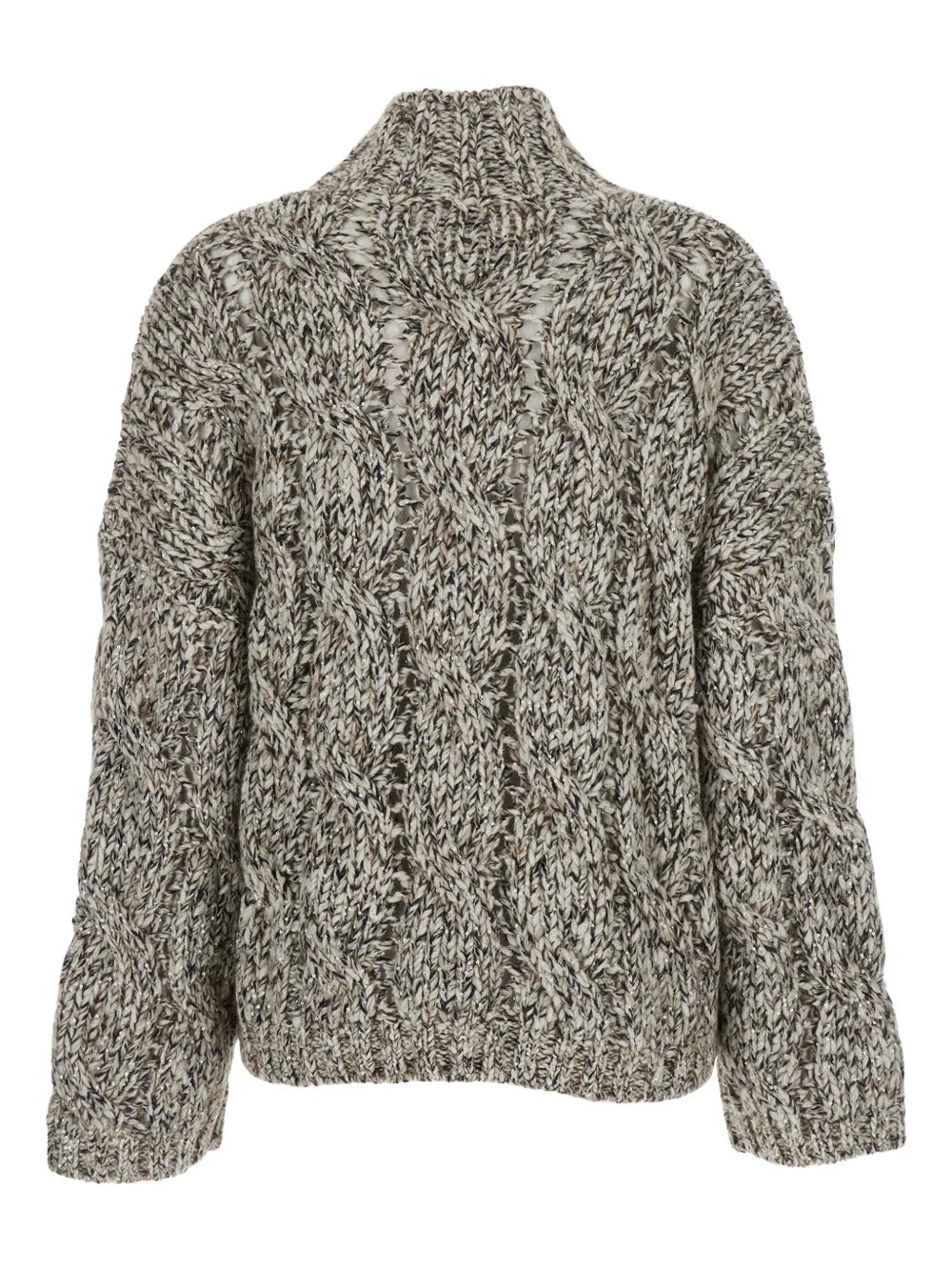 Brunello Cucinelli  cable-knit high-neck sweater