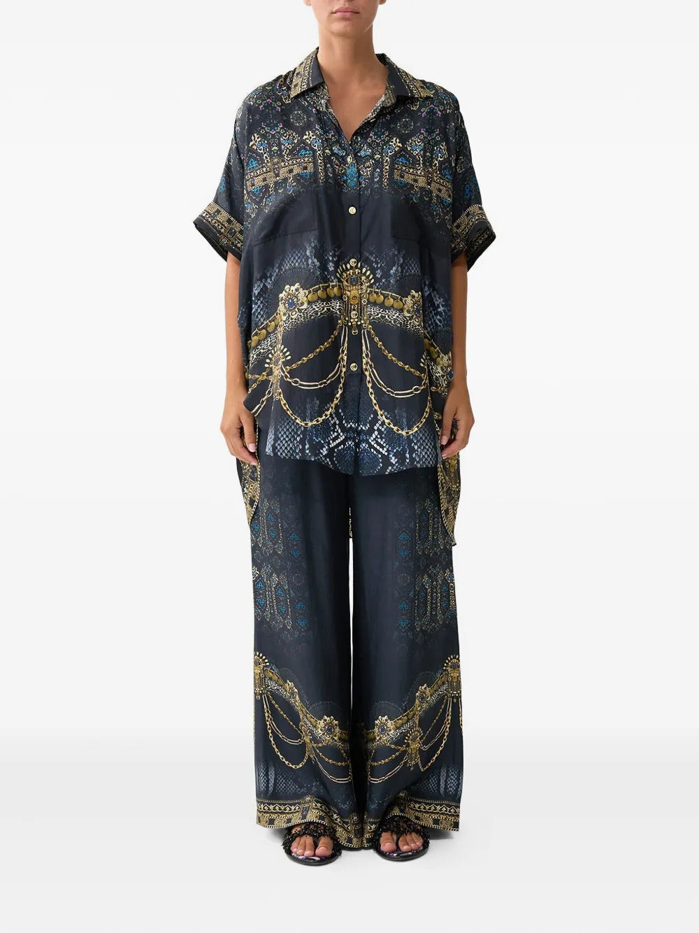 Camilla pocket-detailed shirt