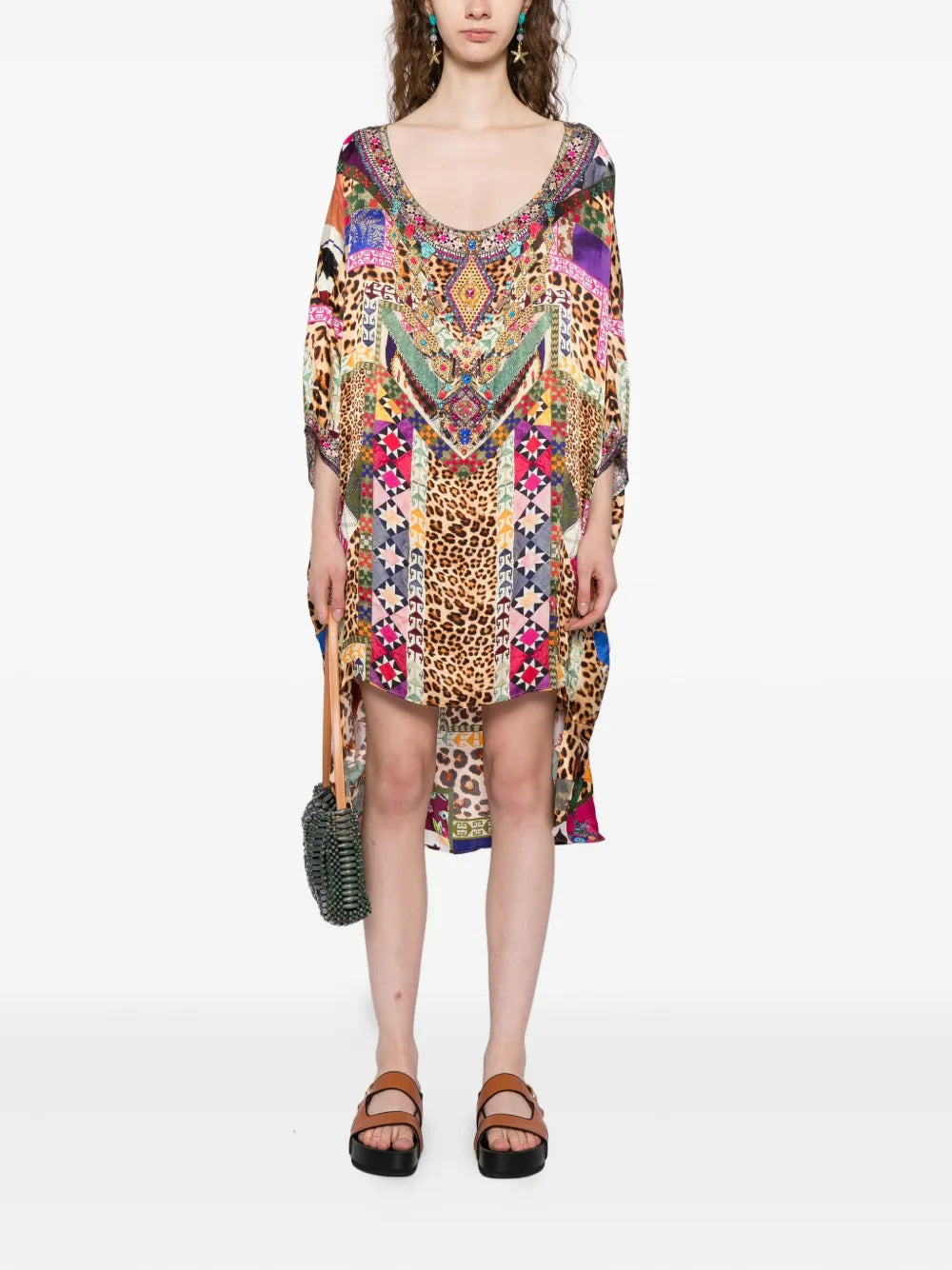 Camilla  a line frill dress