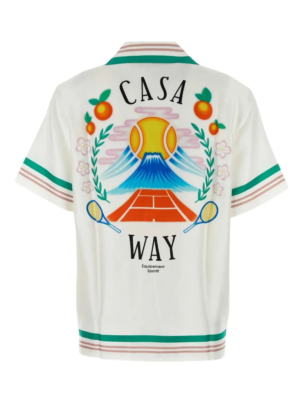 Casablanca gradient-effect heart-monogram shirt