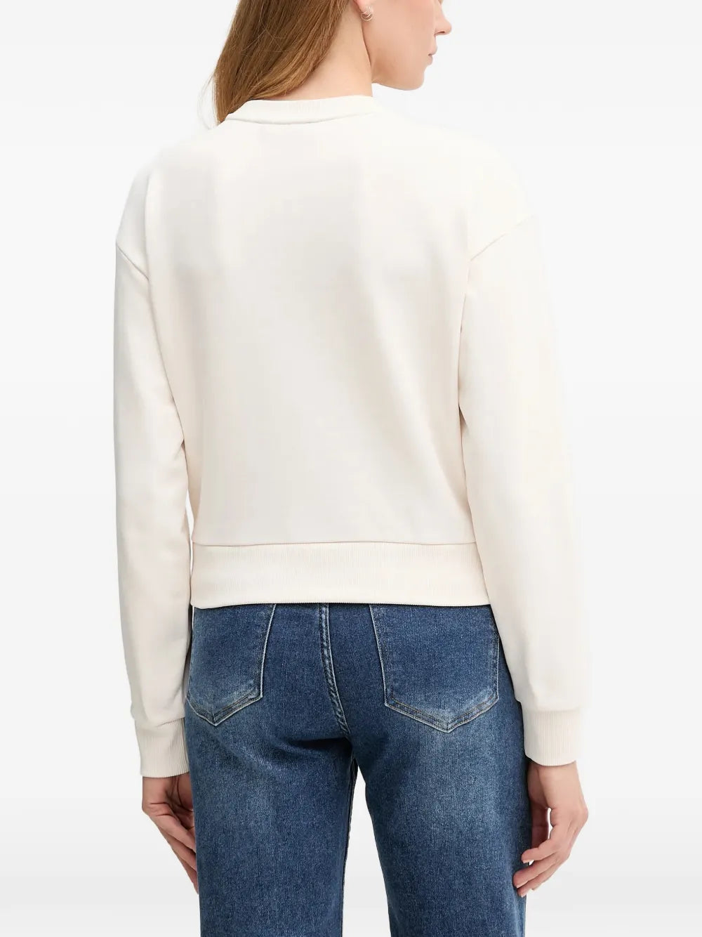 Armani Exchange  ribbed cuffs sweatshirt