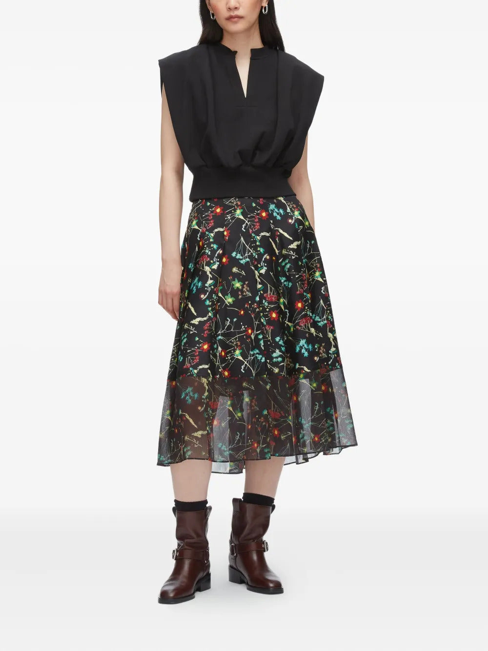 3.1 Phillip Lim  Bliss floral-print midi skirt