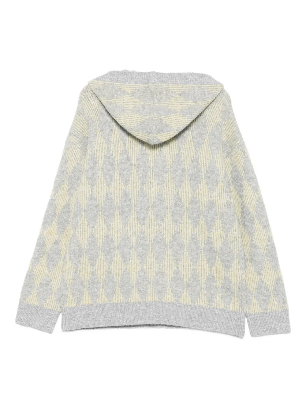 BLUEMARBLE  argyle hooded hoodie