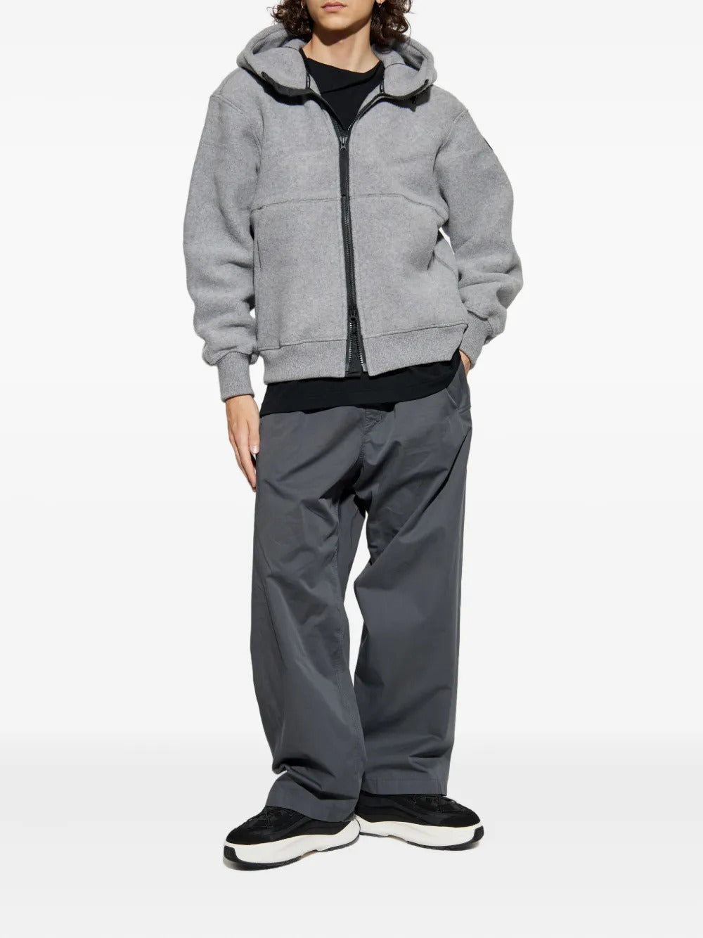 Canada Goose  hooded wool jacket