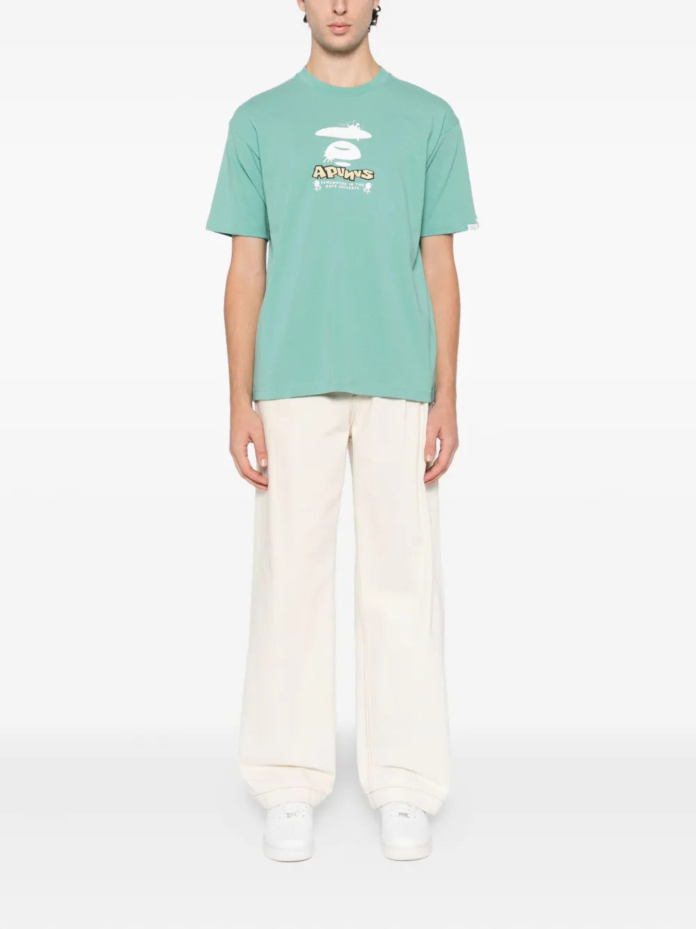 AAPE BY *A BATHING APE®  logo-print T-shirt