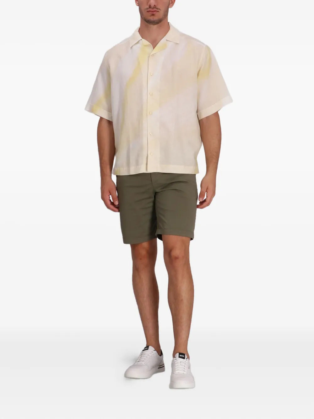 BOSS  tie-dye short-sleeve shirt