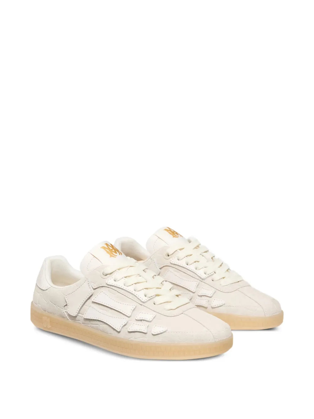 AMIRI croc-debossed leather sneakers - Image 4
