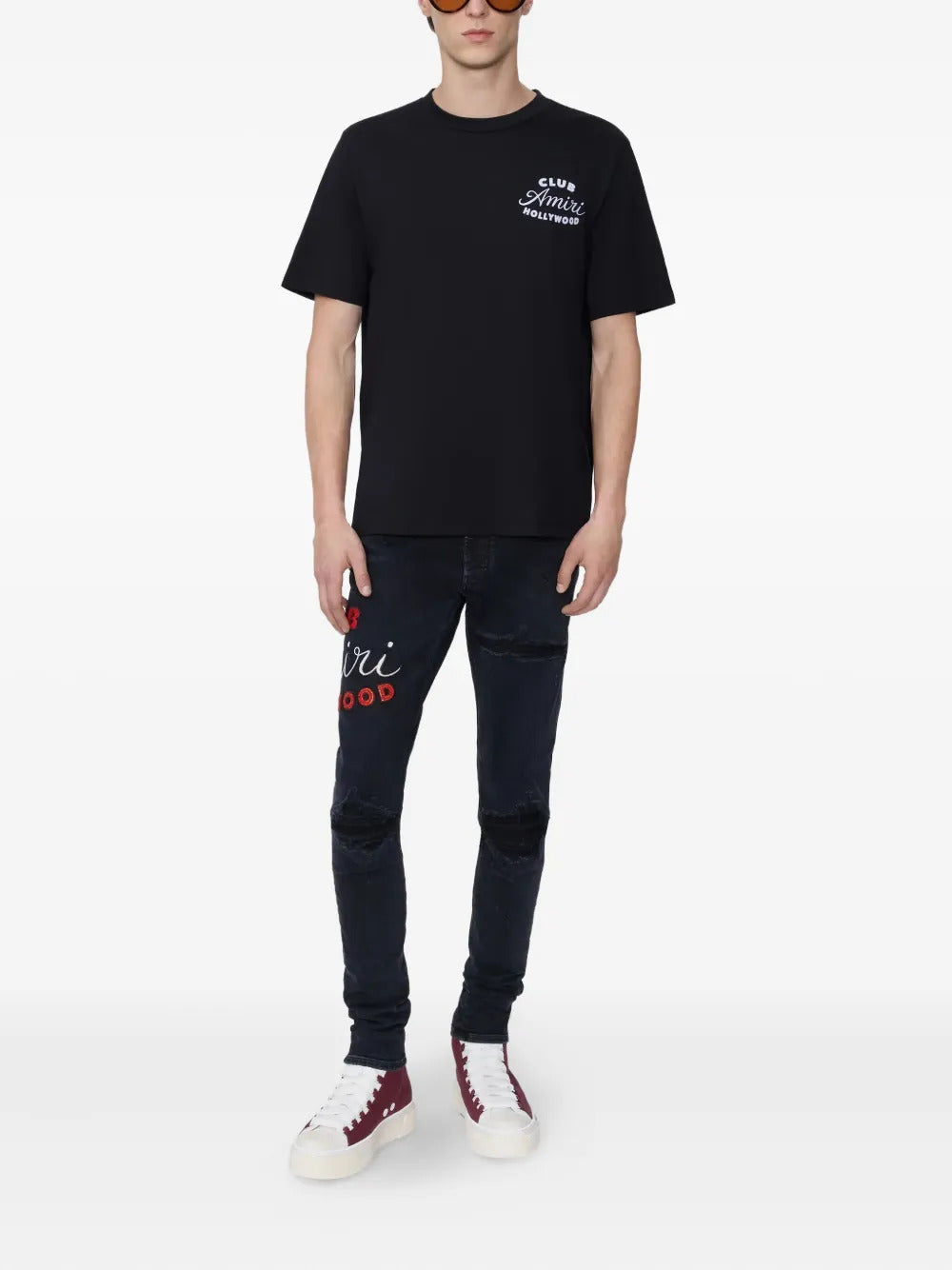 AMIRI  logo-print crew-neck T-shirt