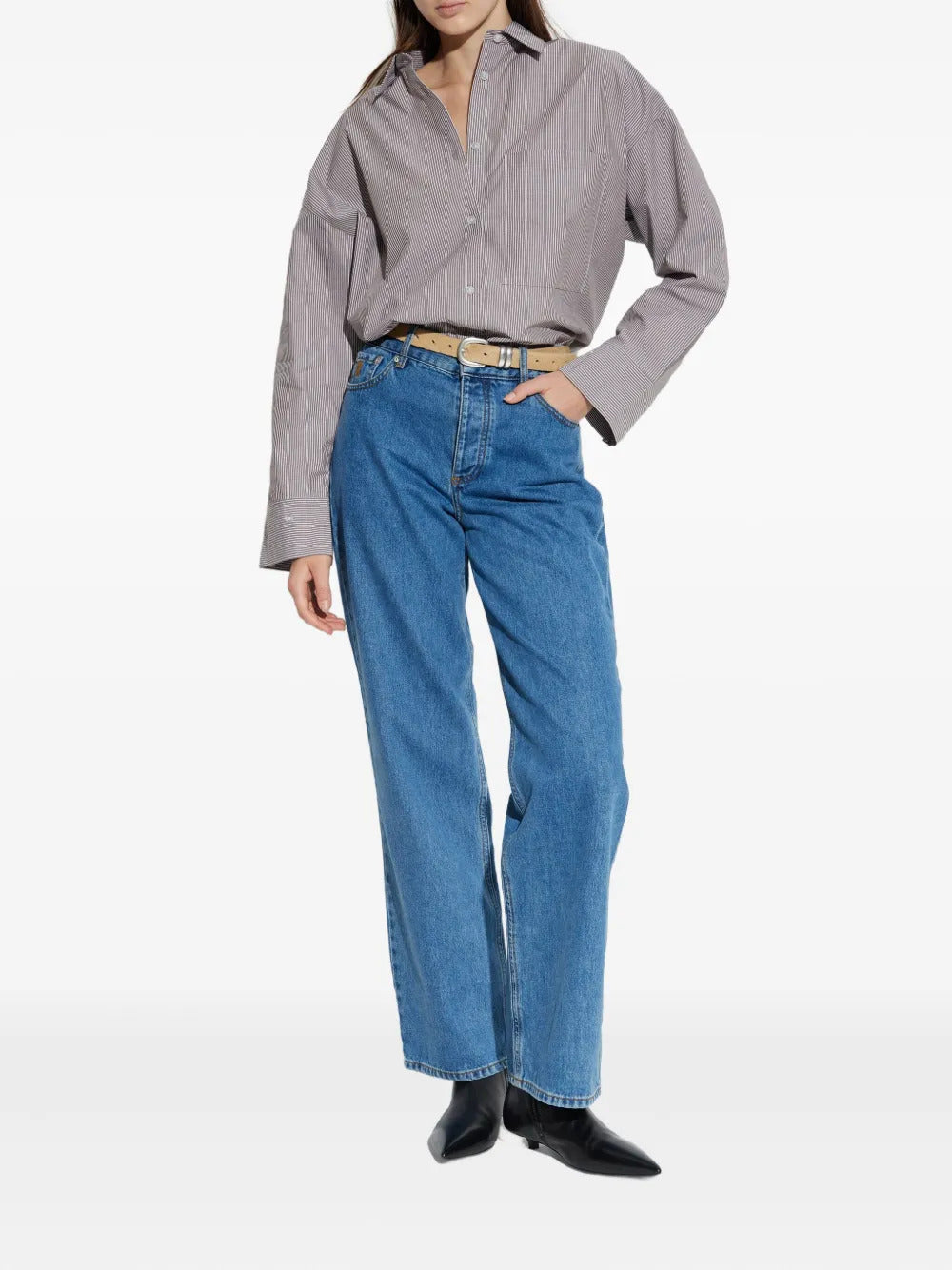 By Malene Birger  striped button-down shirt