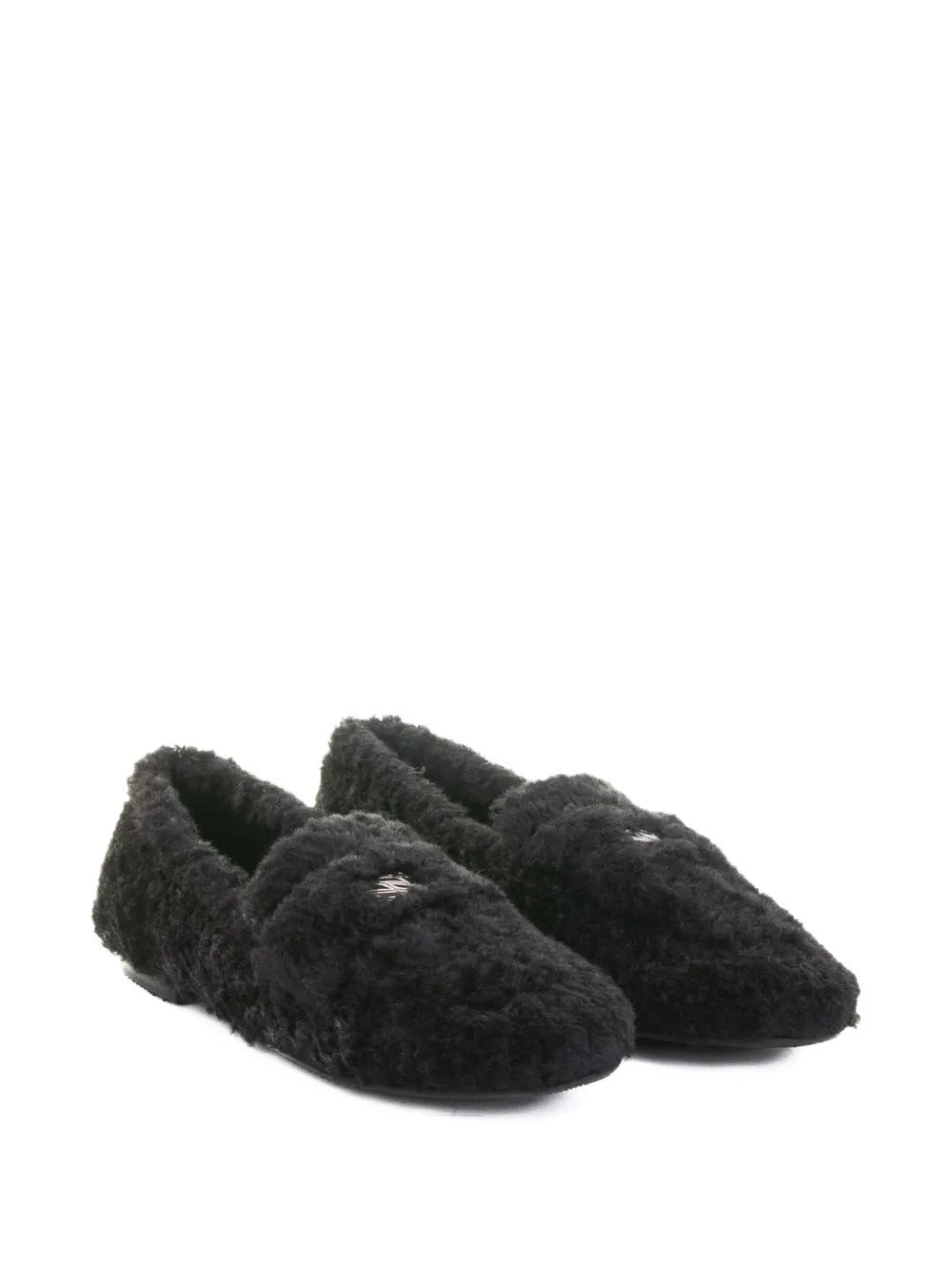 Casadei  shearling slip-on loafers