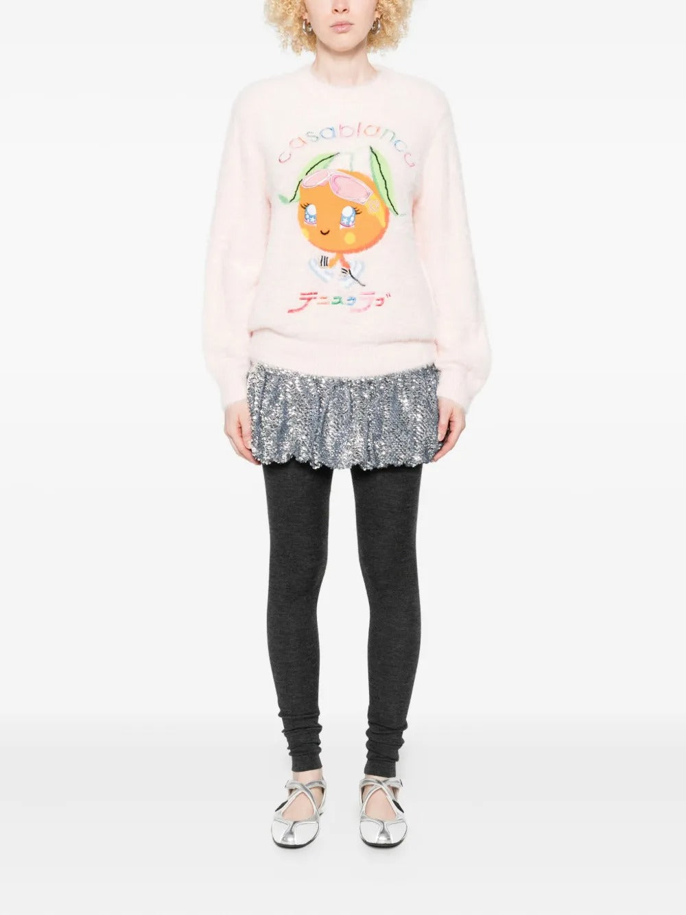 Casablanca logo-embroidered sweatshirt