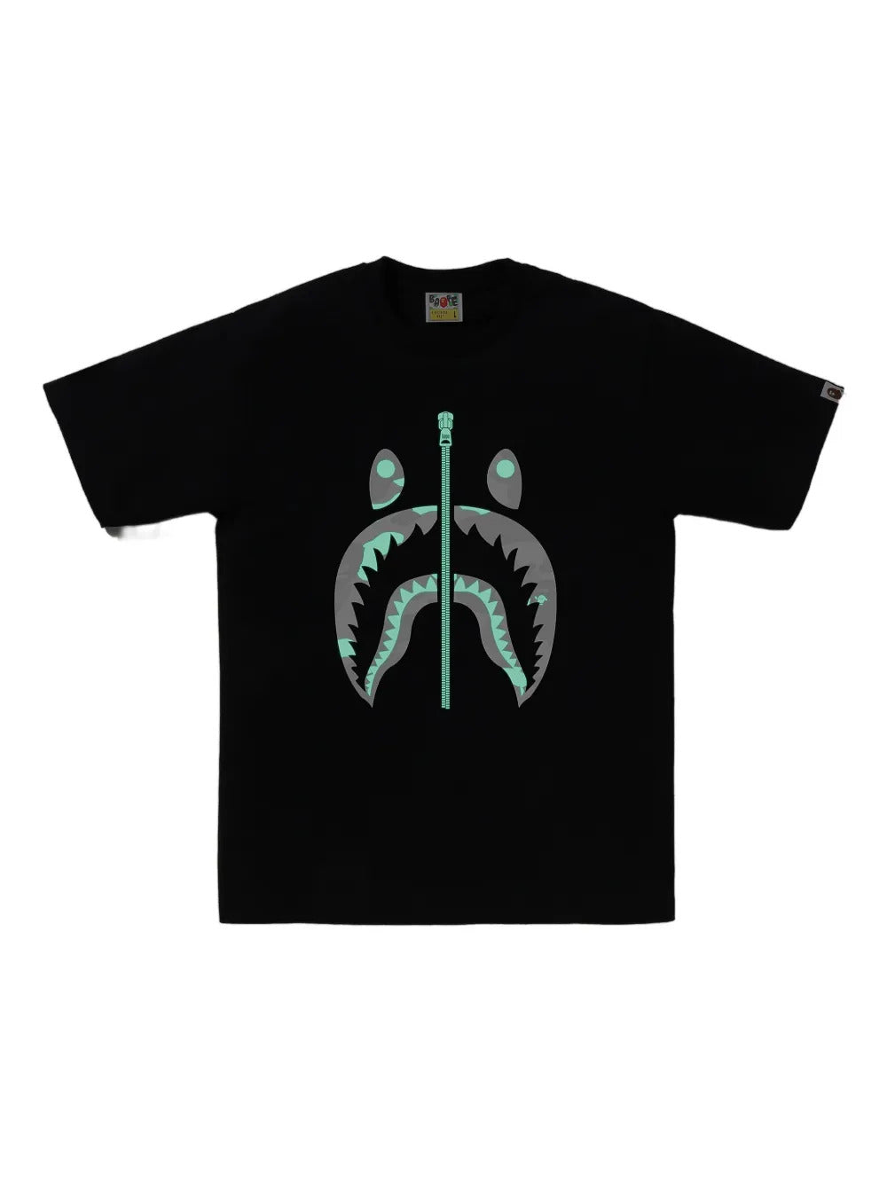 A BATHING APE®  shark-print T-shirt