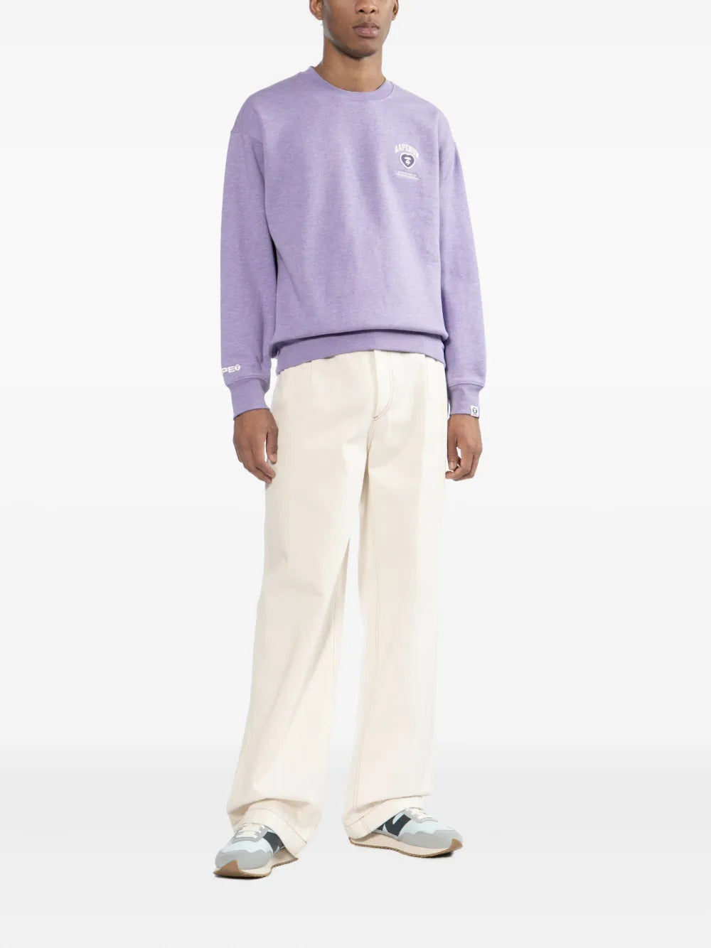 AAPE BY *A BATHING APE®  logo-patched sweatshirt