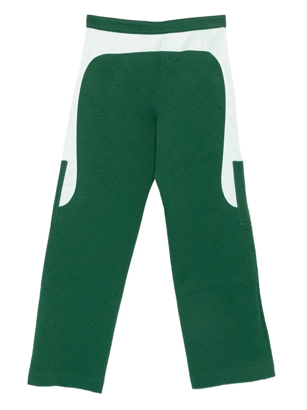 Casablanca quilted panelled trousers