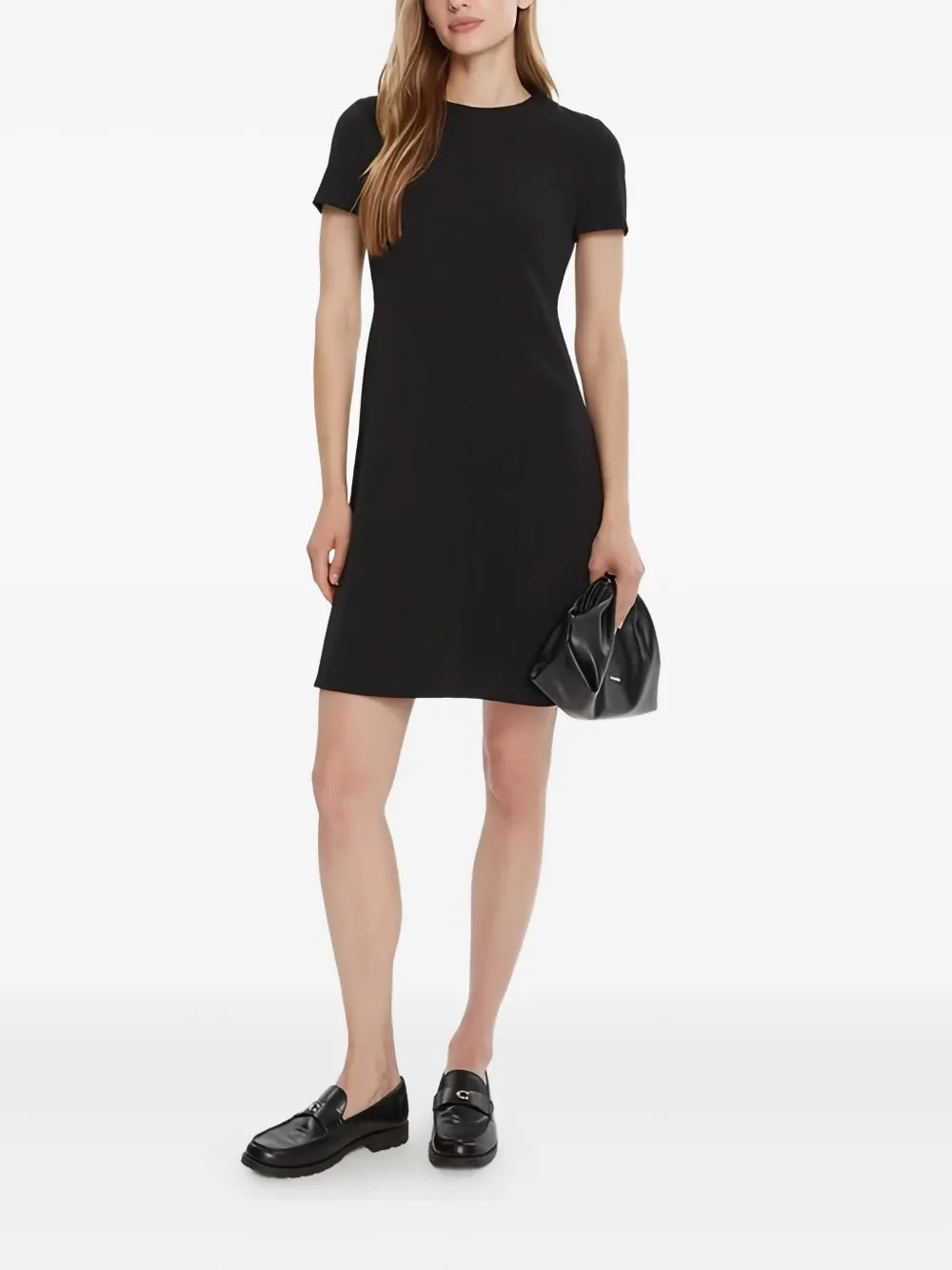 Calvin Klein short-sleeve panelled mini dress