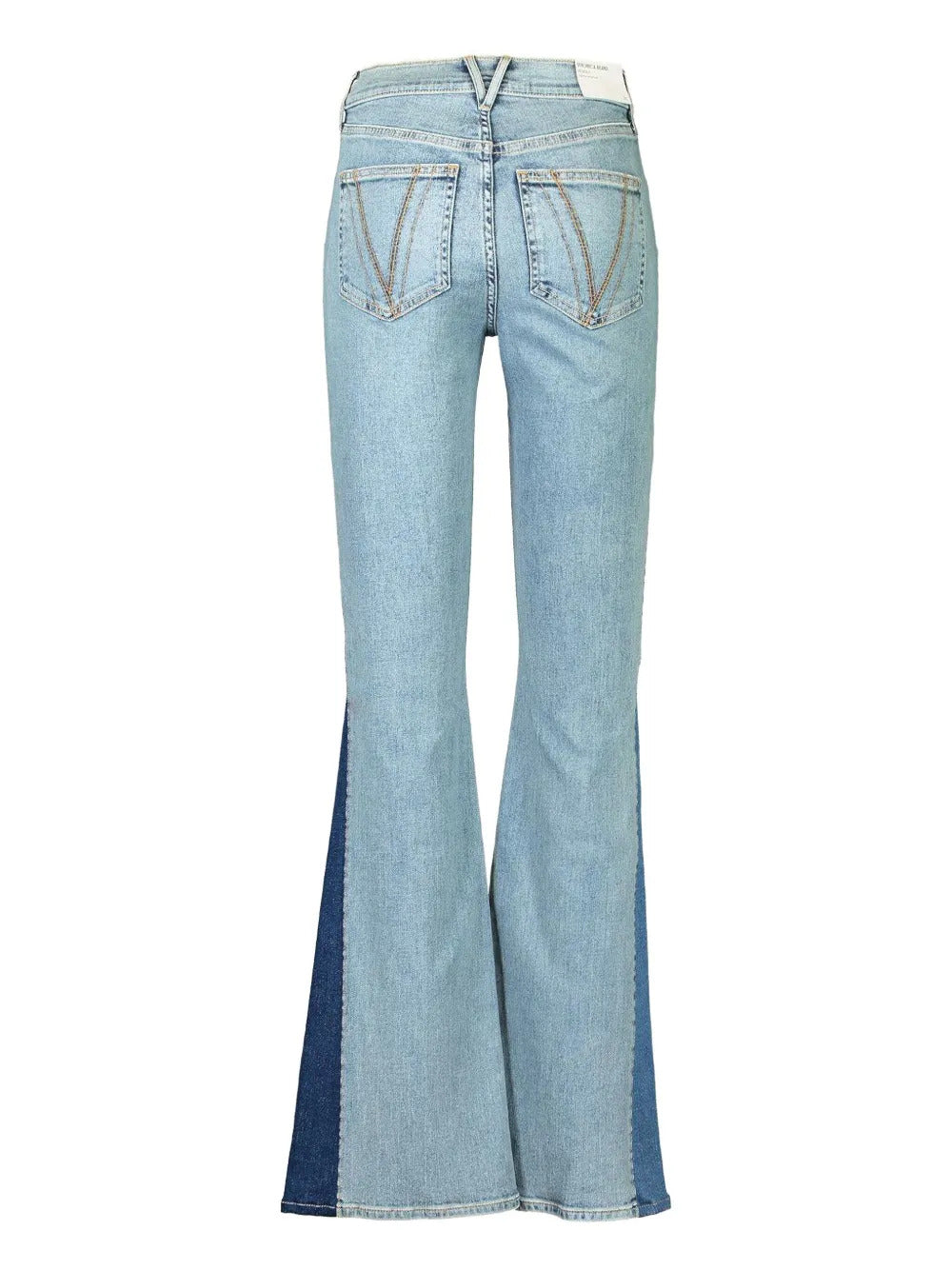 Veronica Beard  patchwork flared jeans