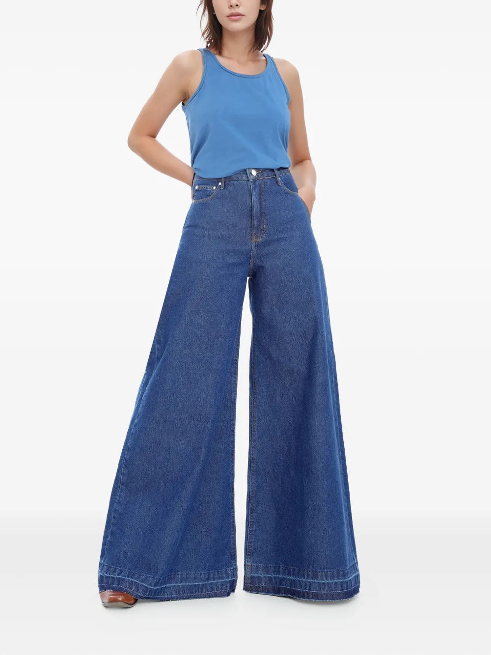 Amapô double-layered jeans