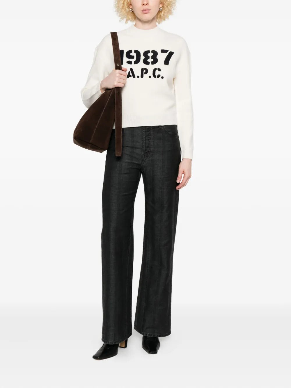 A.P.C.  1987 logo jumper