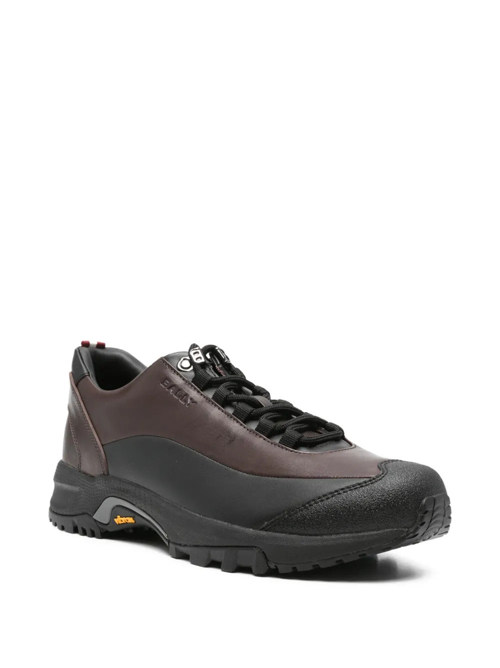 Bally leather lace-up trainers