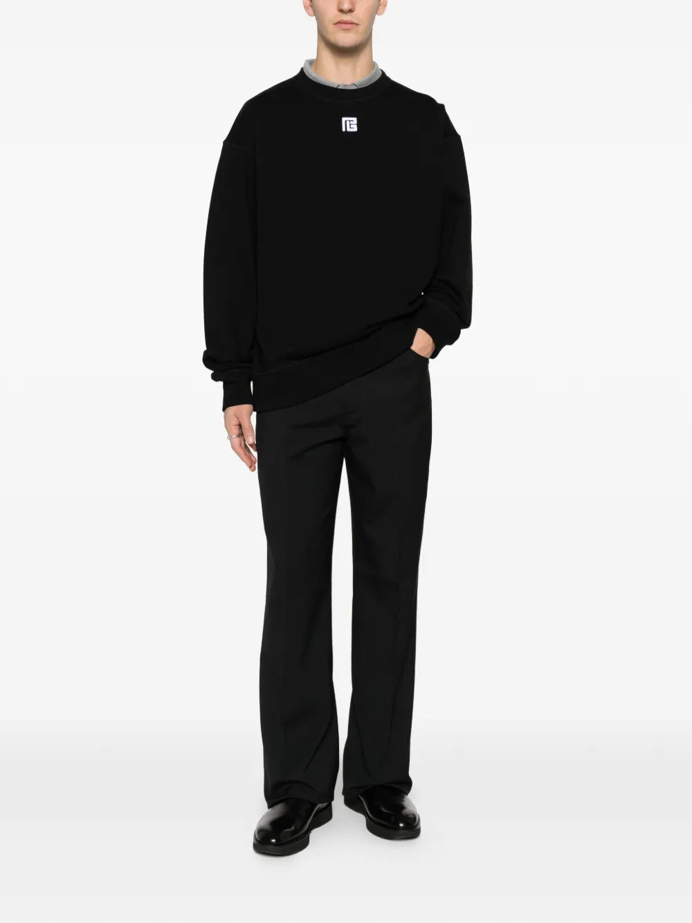Balmain PB-embroidered sweatshirt - Image 4