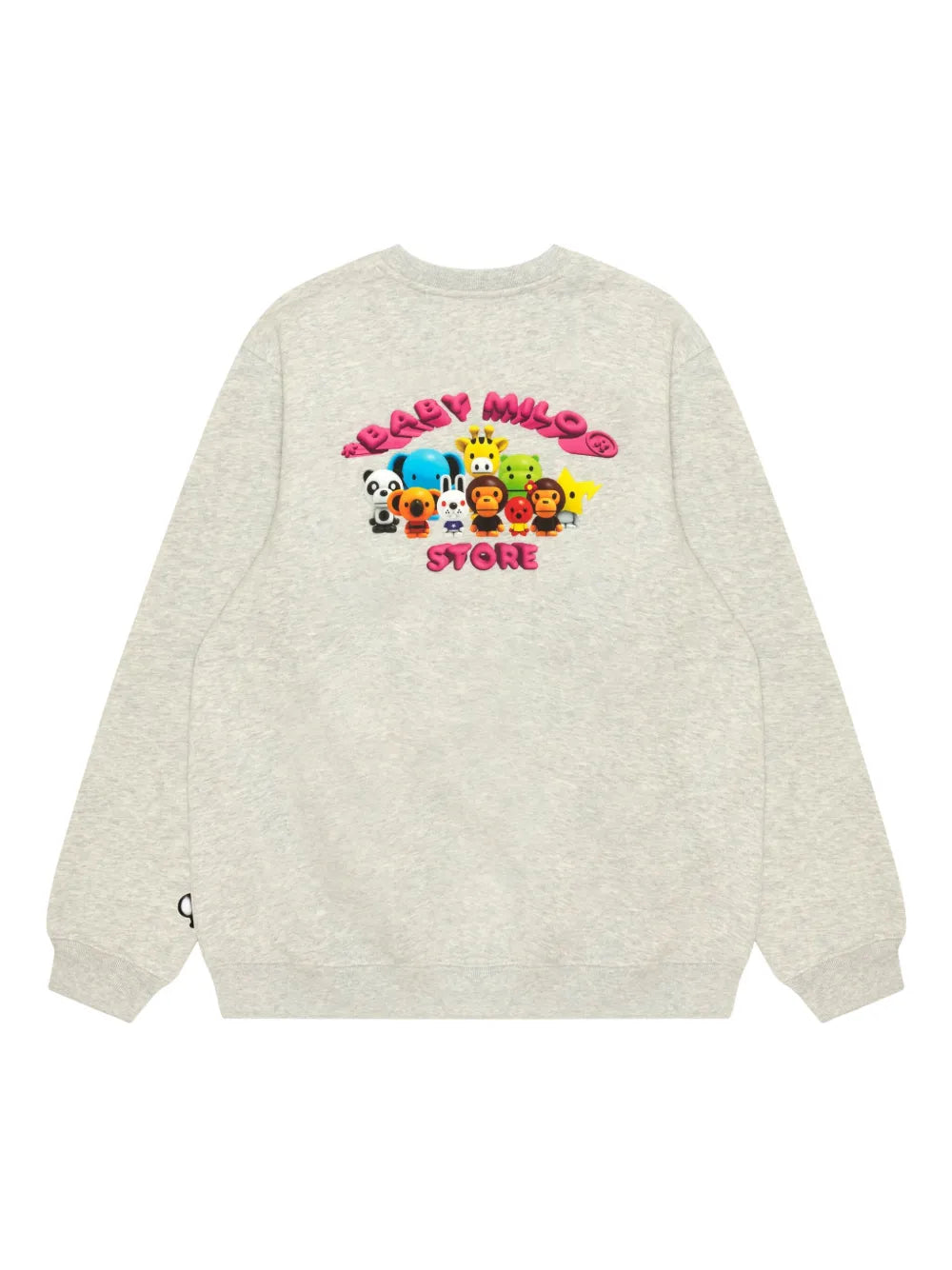 A BATHING APE®  crew-neck graphic-print sweatshirt