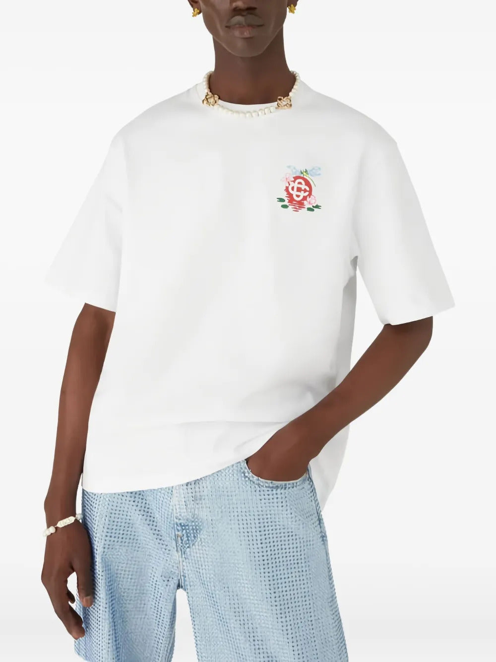 Casablanca  Dragonfly Floral T-shirt