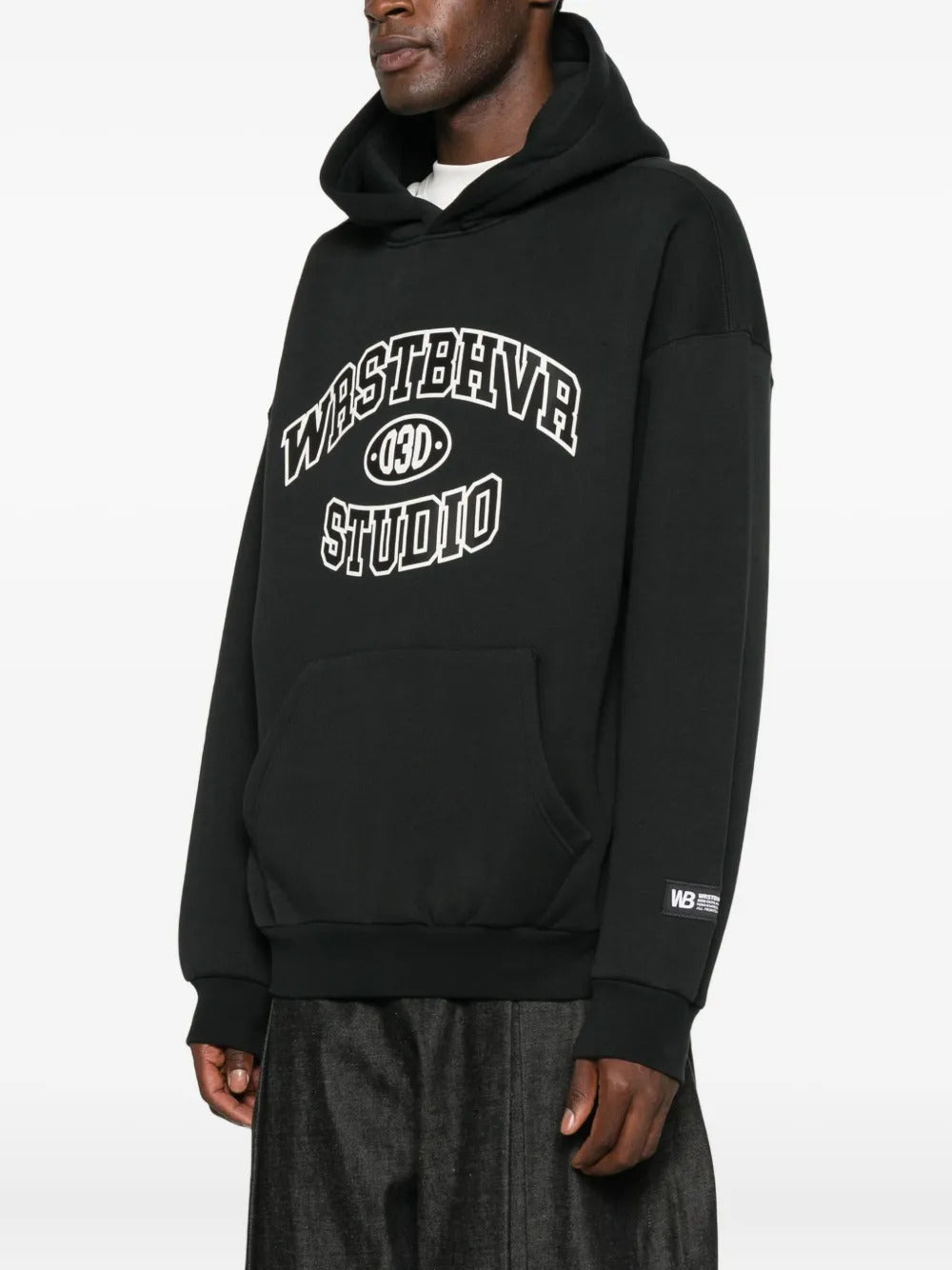 WRSTBHVR  logo-print hoodie