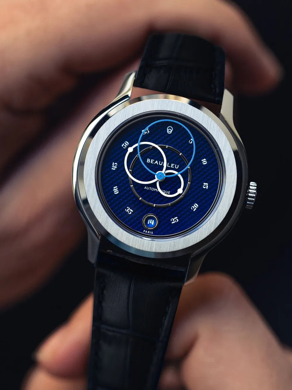 beaubleu round hands Ecce Smalt 39mm