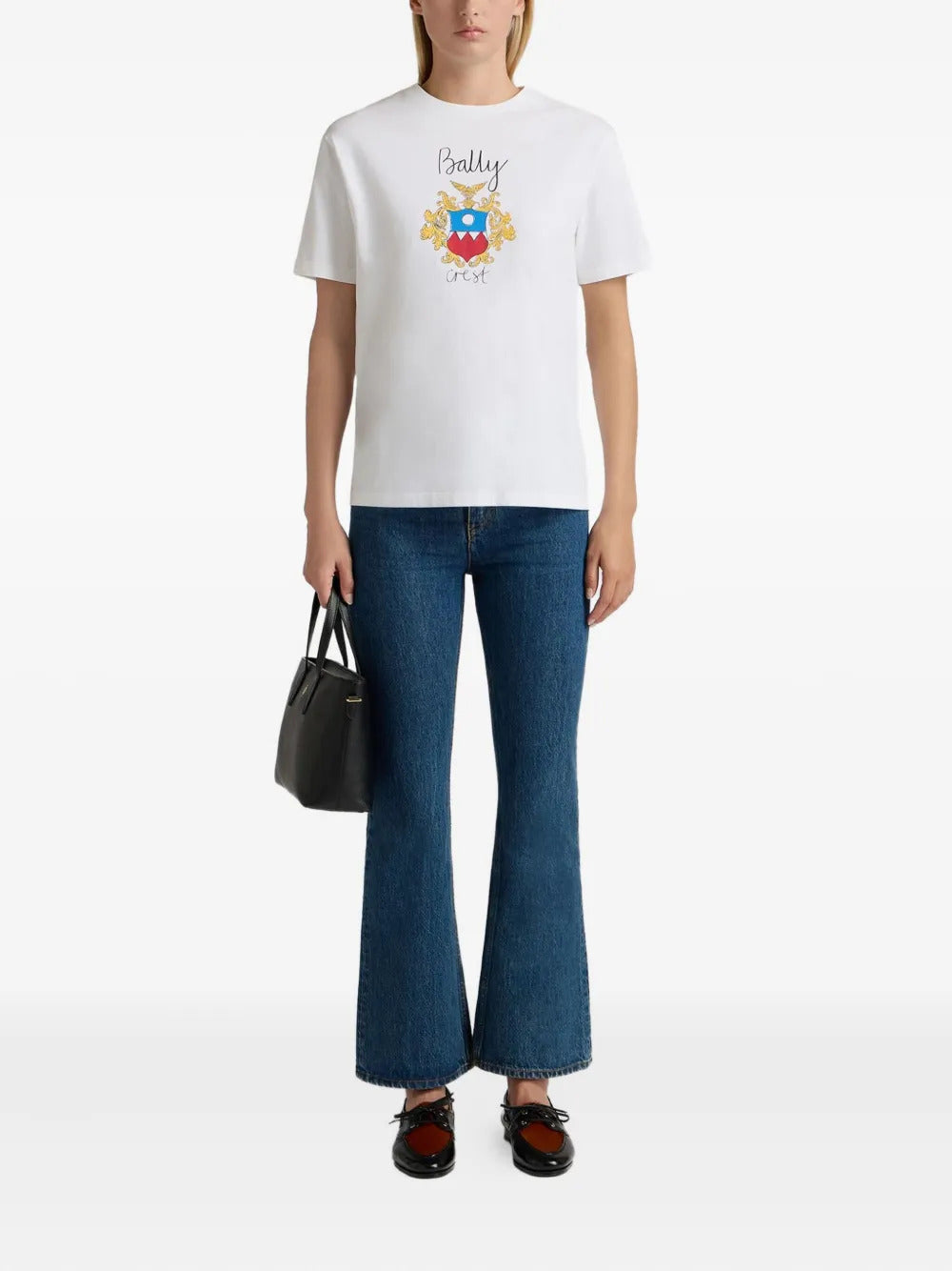 Bally  crest-print cotton T-Shirt