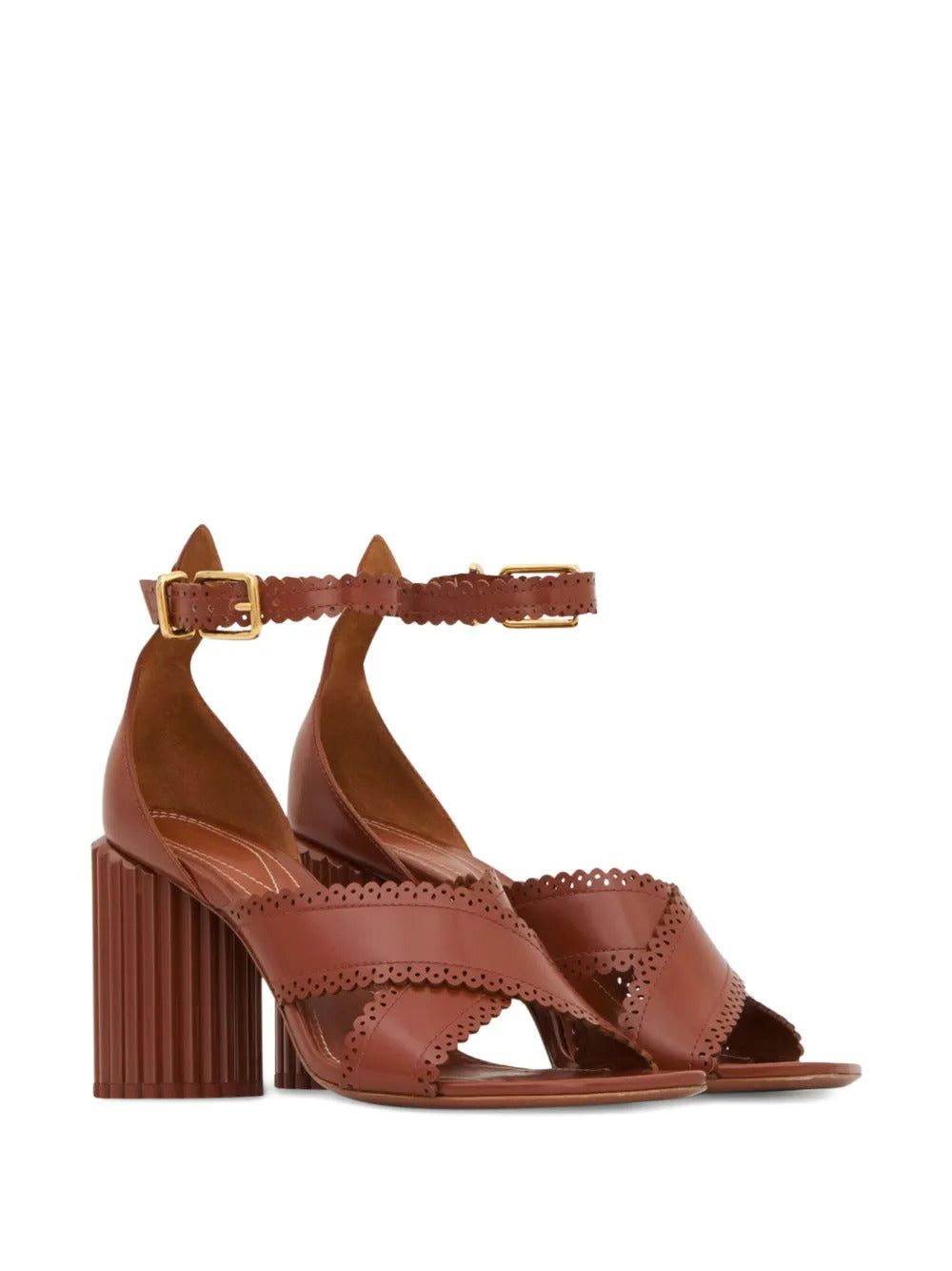 ZIMMERMANN  85mm Eddie leather sandals