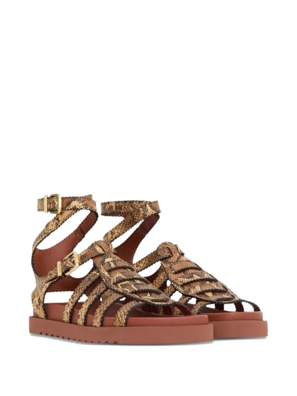 ZIMMERMANN  Goldie Gladiator buckle sandals