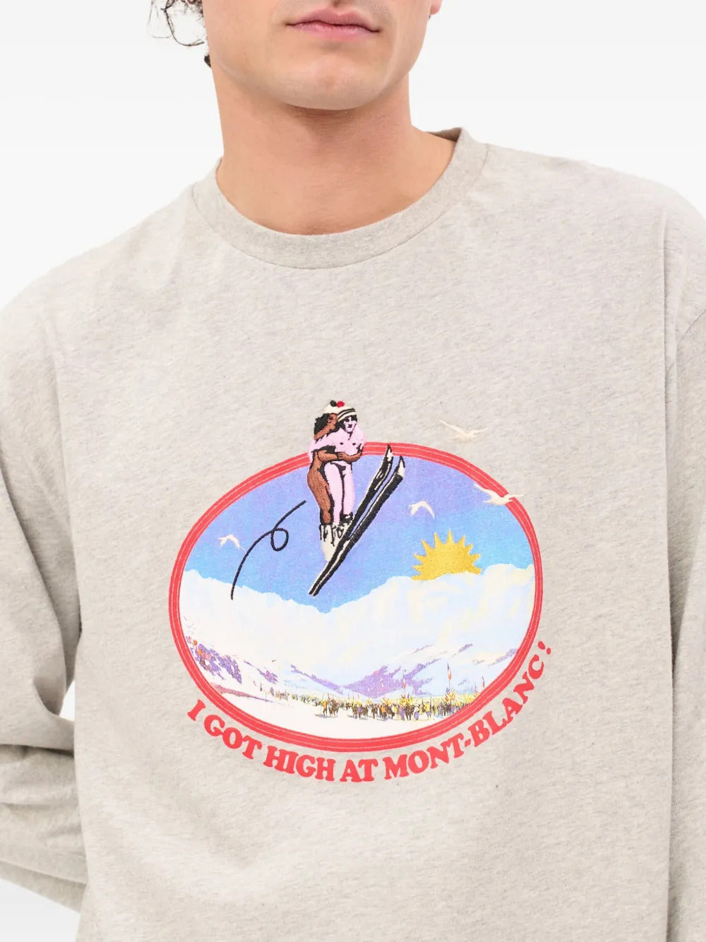 CARNE BOLLENTE  long-sleeve graphic t-shirt