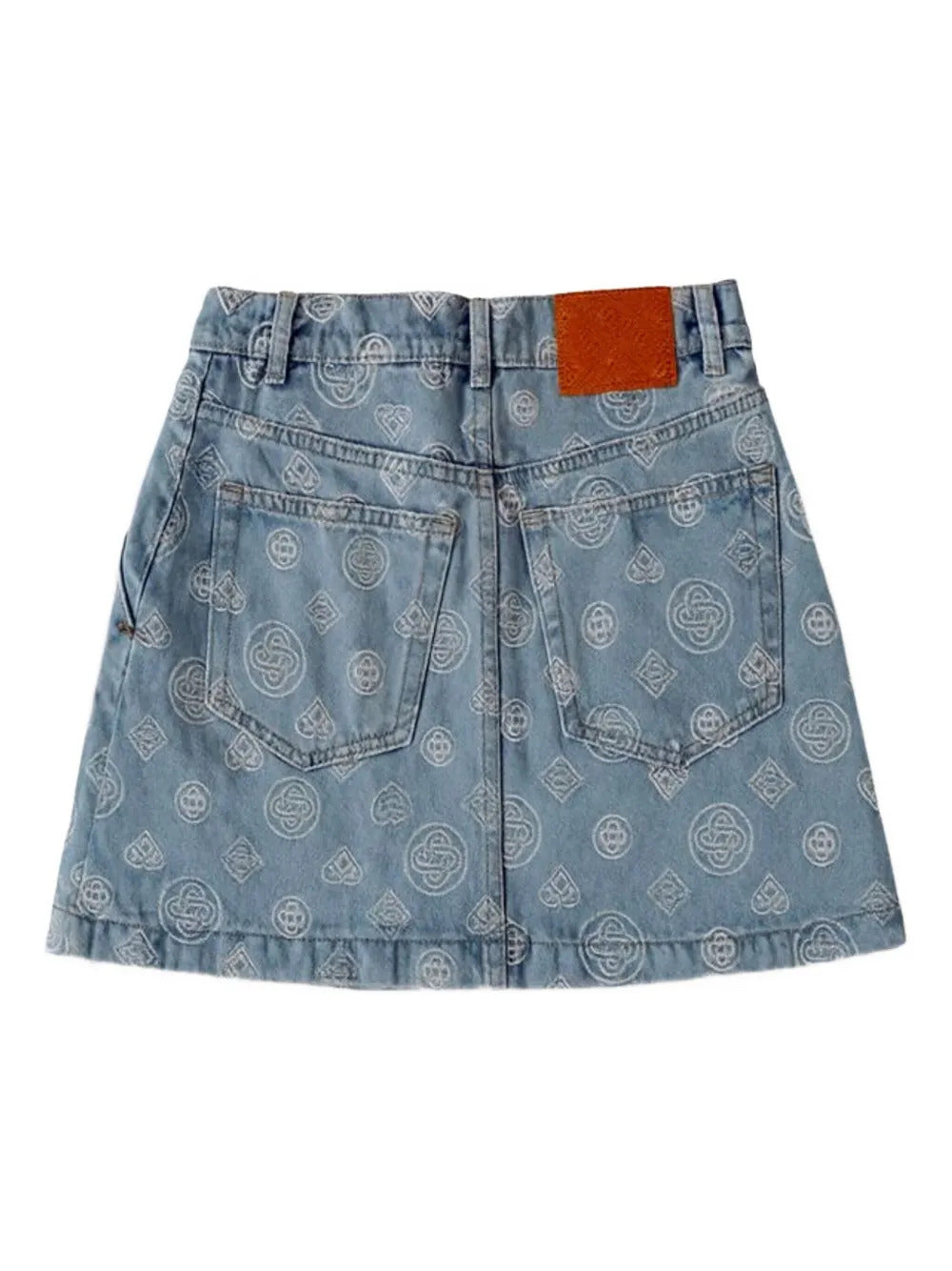 Casablanca monogram-patterned skirt