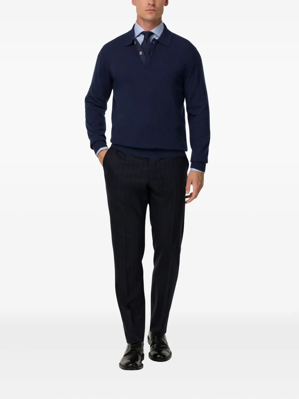 Boggi Milano cashmere polo shirt