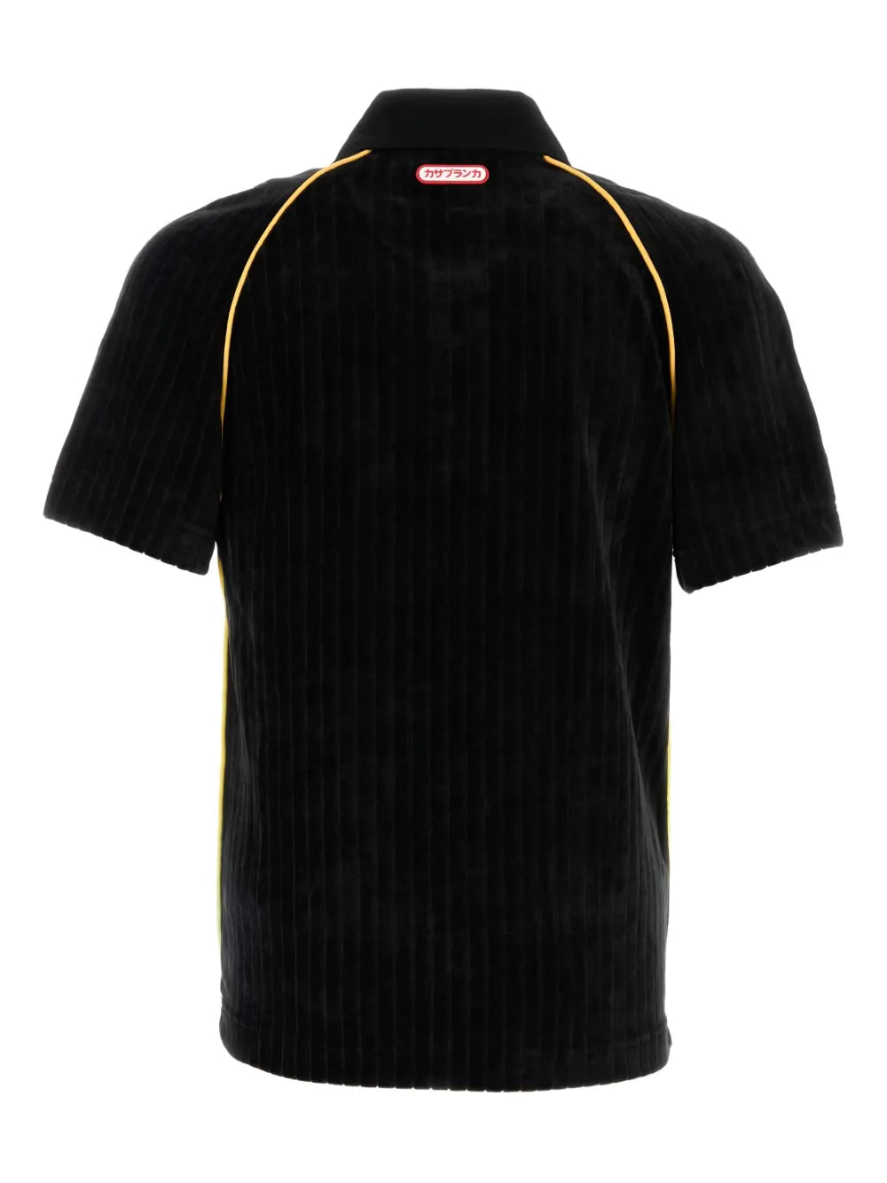 Casablanca corduroy piping polo shirt