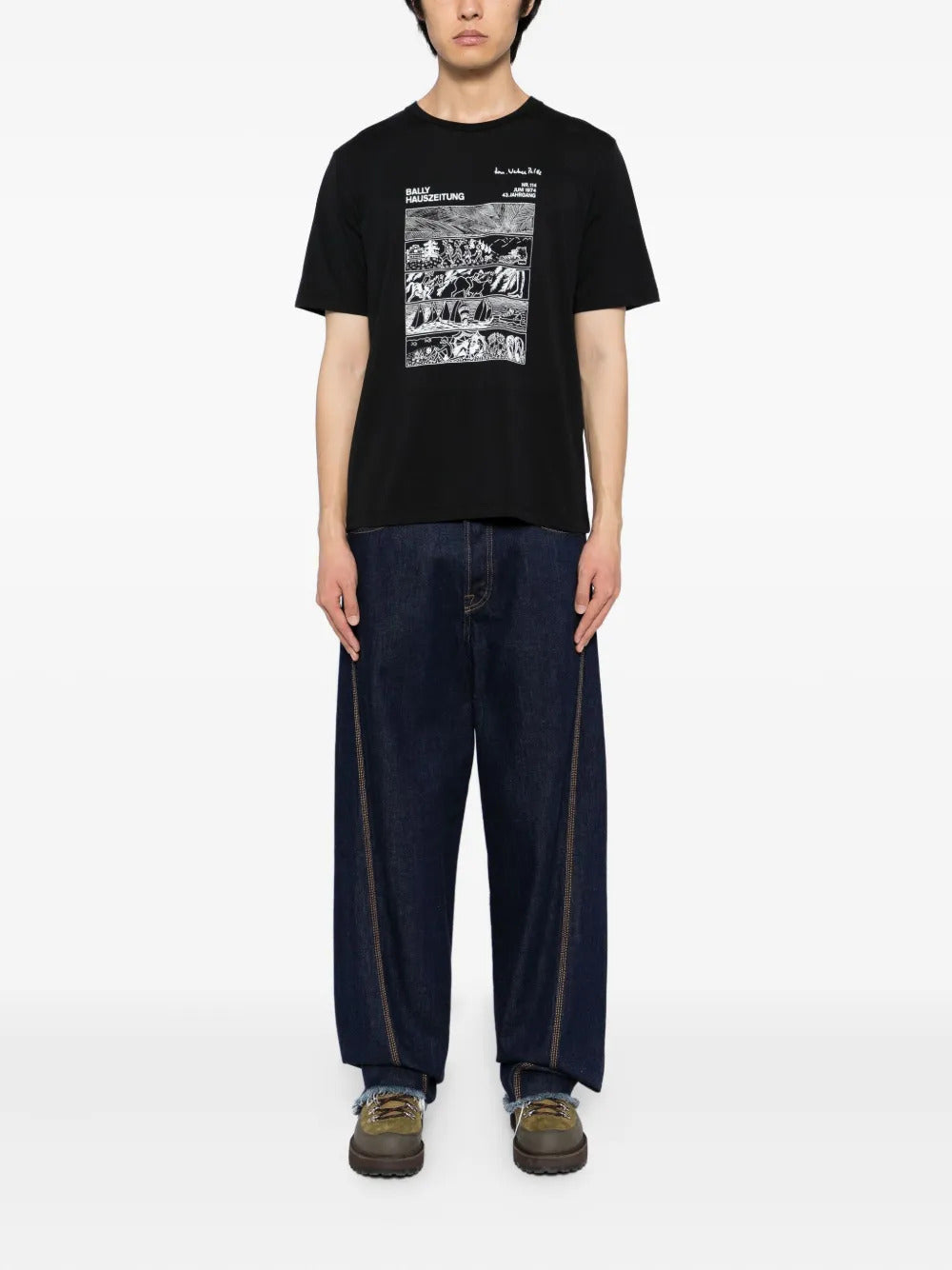 Bally  graphic-print cotton T-shirt