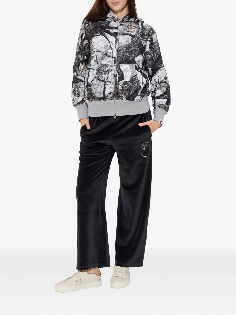 A BATHING APE®  Tree Edge hoodie