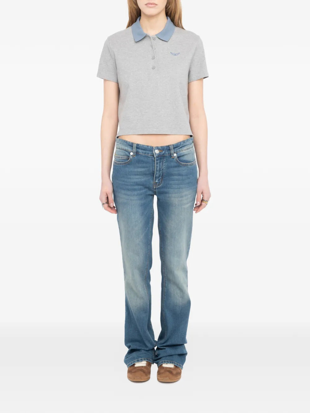 Zadig&Voltaire  wings detail polo top