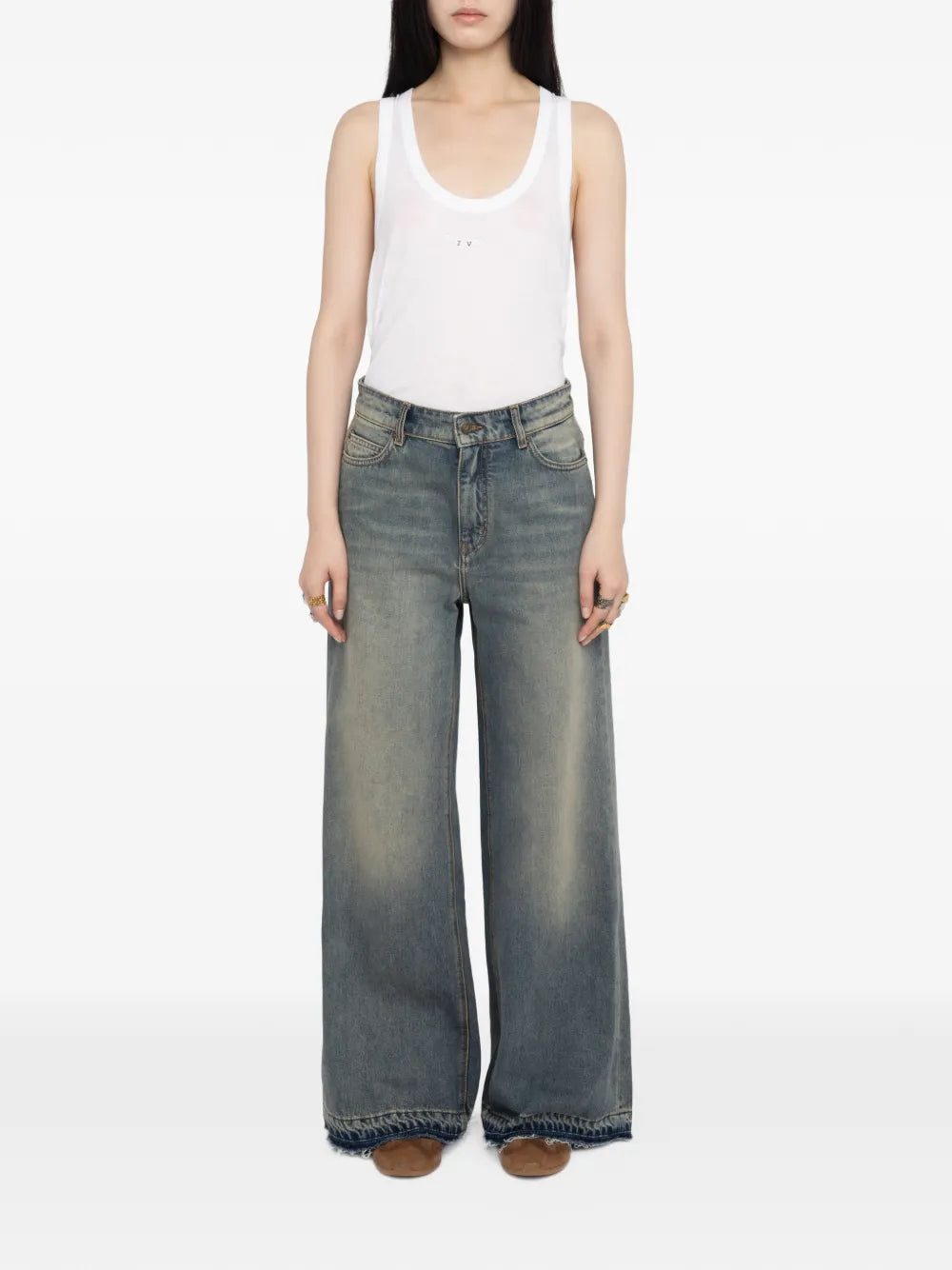 Zadig&Voltaire  logo-patch jeans