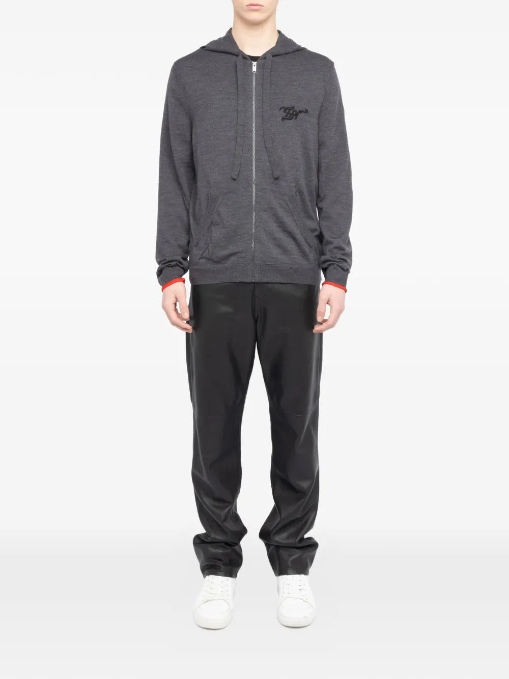 Zadig&Voltaire  double cuff hooded sweatshirt